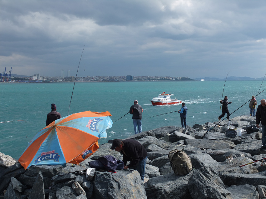 Istambul - la plage des p�cheurs